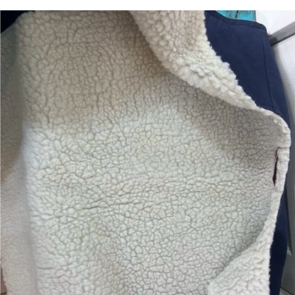 VINTAGE Work King Sherpa Lined Work  Vest Size XL - Picture 6 of 8